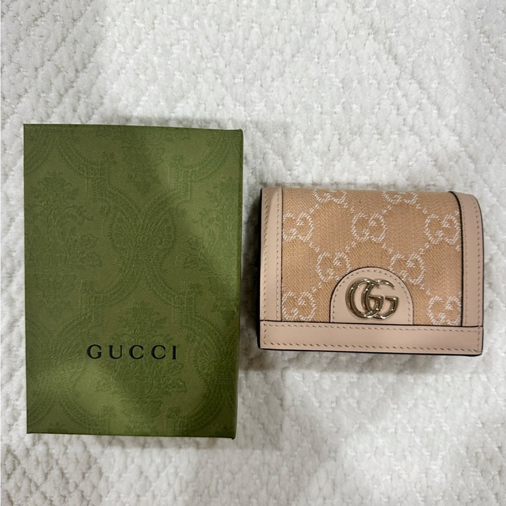 Almost new Gucci Ophidia GG Denim Card Case